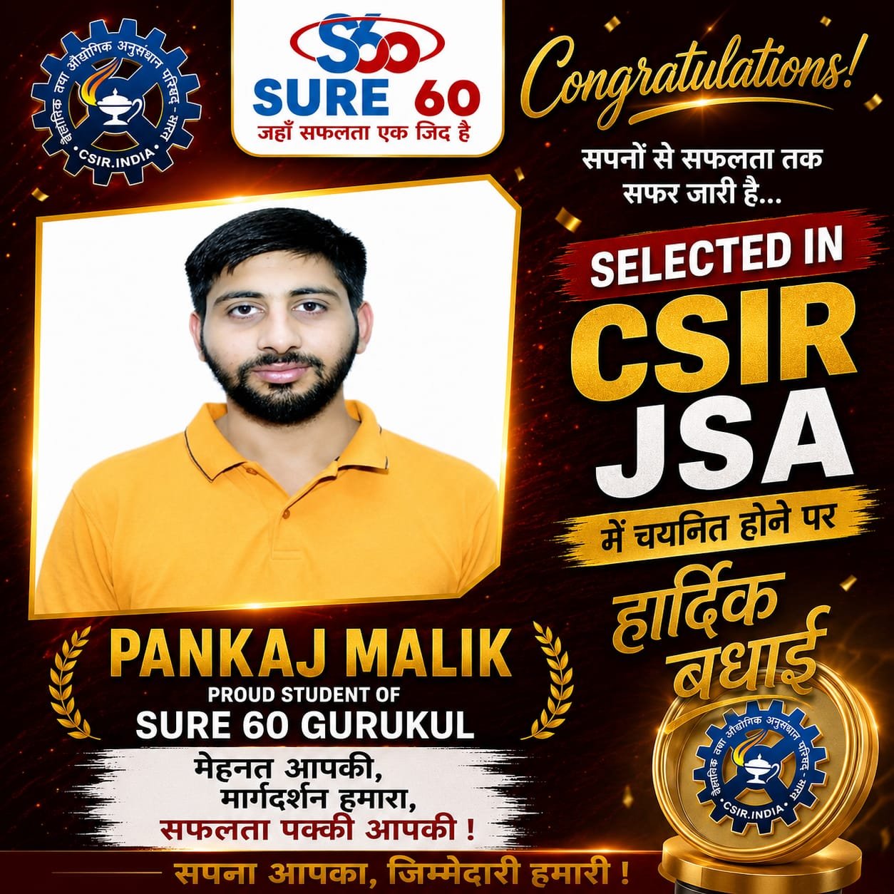 Pankaj Malik JSA